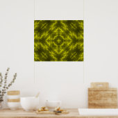 Elektrische Thunder Bolts met gloeiende neon Poster (Keuken)