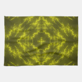 Elektrische Thunder Bolts met gloeiende neon Theedoek (Horizontaal)