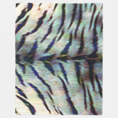 Elektrische tijgerhuidafdruk fleece deken (Voorkant)