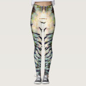 Elektrische tijgerhuidafdruk leggings (Voorkant)