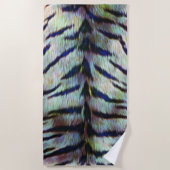 Elektrische tijgerhuidafdruk strandlaken (Voorkant)