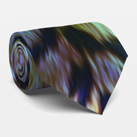 Elektrische tijgerhuidafdruk stropdas (Opgerold)