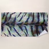Elektrische Tijgerhuidprint Strandlaken (Voorkant)