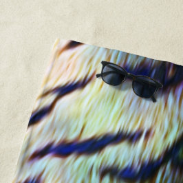 Elektrische Tijgerhuidprint Strandlaken