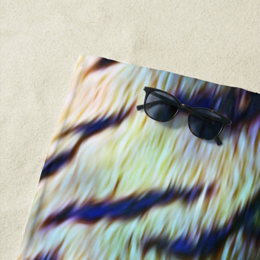 Elektrische Tijgerhuidprint Strandlaken (In situ)