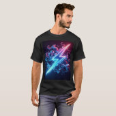 Elektrische tinten: Lightning T-shirt (Voorkant volledig)