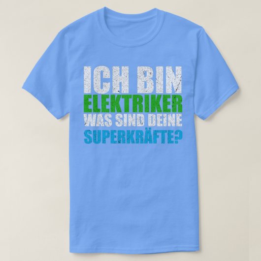 Elektrische training Gift Job Electronics Technici T-shirt (Design voorkant)