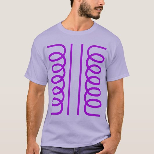 Elektrische transformator t-shirt (Voorkant)