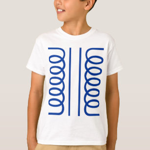 Elektrische transformator t-shirt