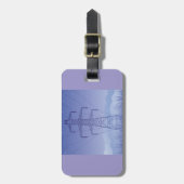 Elektrische Transmissietoren bij Night Sky Bagagelabel (Voorkant verticaal)