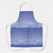 Elektrische Transmissietoren bij Night Sky Schort (Voorkant)