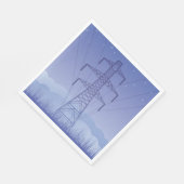 Elektrische Transmissietoren bij Night Sky Servet (Hoek)