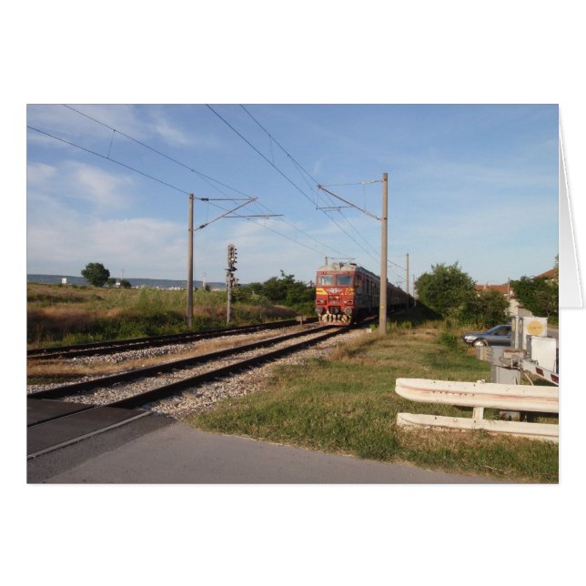 Elektrische trein (Voorkant Horizontaal)