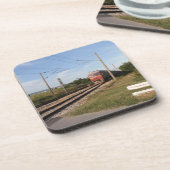 Elektrische trein bier onderzetter (Linkerzijde)