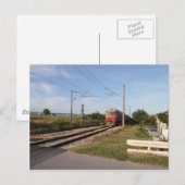 Elektrische trein briefkaart (Voorkant / Achterkant)