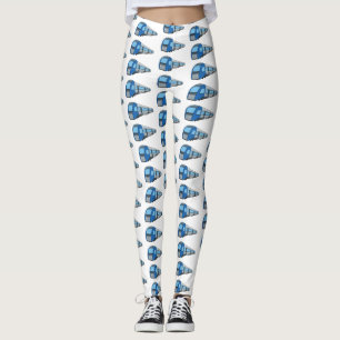 Elektrische trein cartoon illustratie leggings