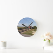 Elektrische trein ronde klok (Huis)