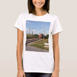 Elektrische trein t-shirt