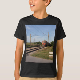 Elektrische trein t-shirt