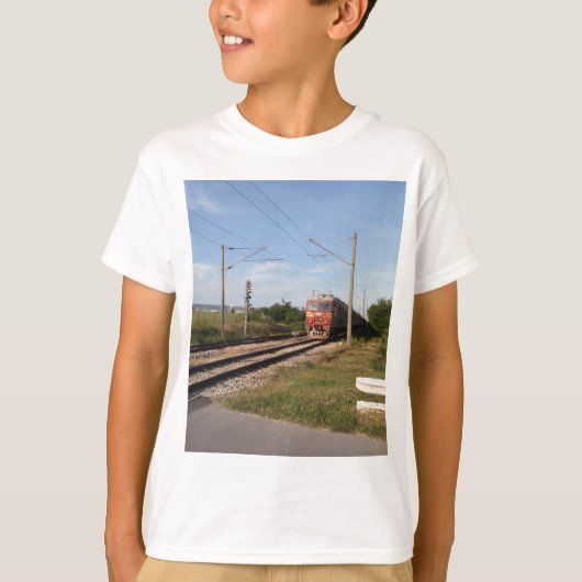 Elektrische trein t-shirt (Voorkant)