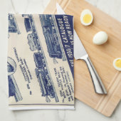 Elektrische treinadvert van keukenhanddoek uit 193 (Quarter Fold)