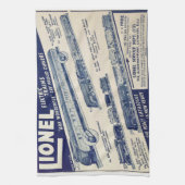 Elektrische treinadvert van keukenhanddoek uit 193 (Verticaal)