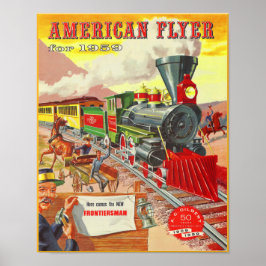 Elektrische treinen Hoesje van 1959 Poster