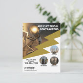 Elektrische trekker briefkaart (Staand voorkant)