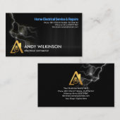 Elektrische trillingen Storm Elektrische Diensten Visitekaartje (Voorkant / Achterkant)