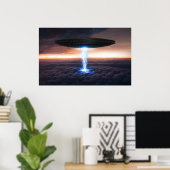 Elektrische ufo poster (Thuiskantoor)