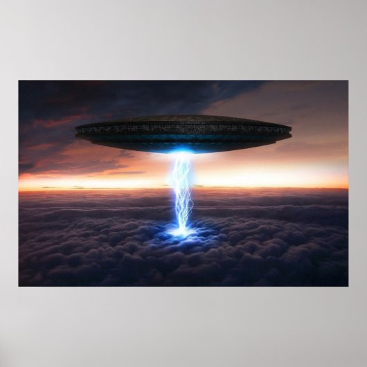 Elektrische ufo poster (Voorkant)