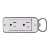 Elektrische uitgang #2 magnetische flessenopener (Voorkant)