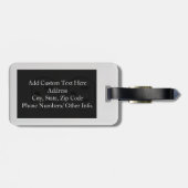 Elektrische uitlaat Fake Bagagelabel (Achterkant horizontaal)