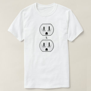 Elektrische uitlaatklep voor elektriciens t-shirt