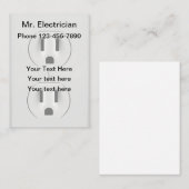Elektrische uitlaatthema visitekaartje (Voorkant / Achterkant)