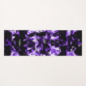 Elektrische ultra-violet paars sparkly Monogram Yogamat (Voorkant (horizontaal))