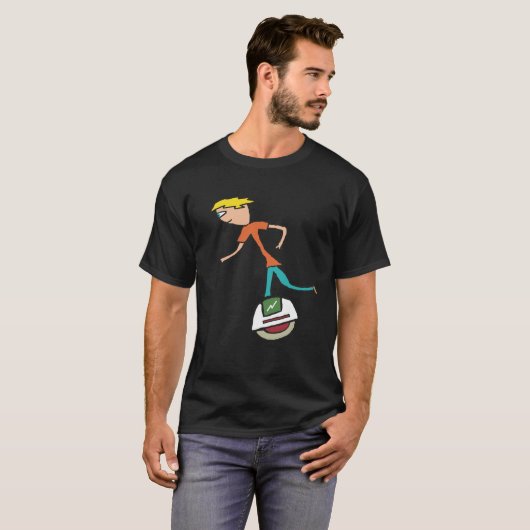Elektrische Unicycle EUC T-shirt (Voorkant volledig)