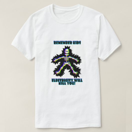 Elektrische veiligheid t-shirt (Design voorkant)