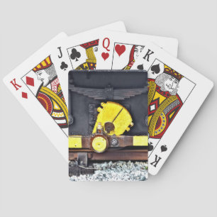 ELEKTRISCHE VINTAGE TREINEN POKERKAARTEN
