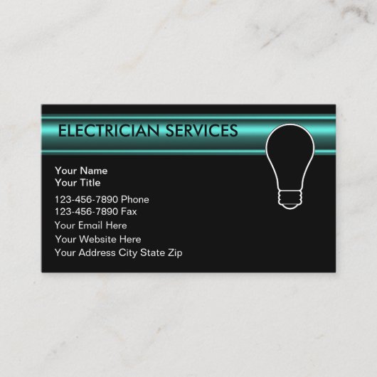 Elektrische Visitekaartjes (Voorkant)