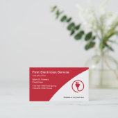 Elektrische Visitekaartjes (Staand voorkant)