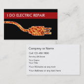 Elektrische Visitekaartjes (Voorkant / Achterkant)