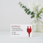 Elektrische Visitekaartjes (Staand voorkant)