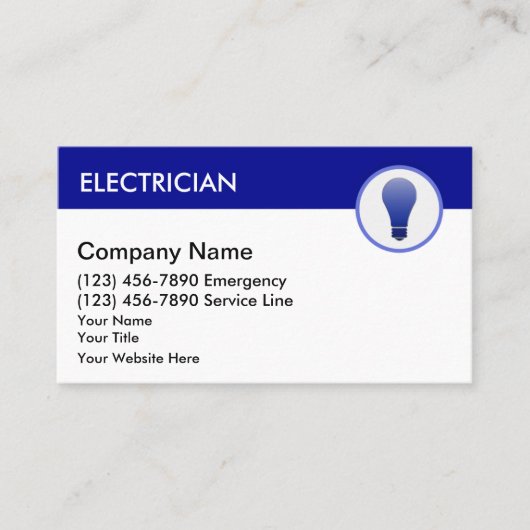 Elektrische Visitekaartjes (Voorkant)