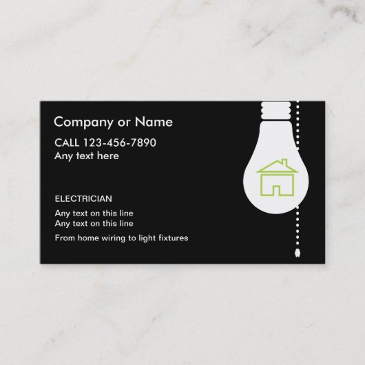 Elektrische Visitekaartjes (Voorkant)