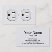 Elektrische Visitekaartjes (elektrische uitgang) (Voorkant / Achterkant)