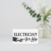 Elektrische Visitekaartjes - Koel Vintage (Staand voorkant)