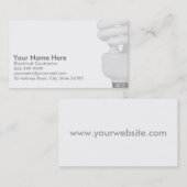 Elektrische Visitekaartjes (lichtlamp) (Voorkant / Achterkant)