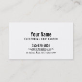 Elektrische Visitekaartjes (lichtschakelaar) (Achterkant)