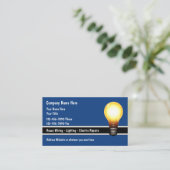 Elektrische Visitekaartjes voor verlichting (Staand voorkant)